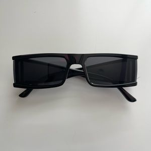 Black Rectangular Sunglasses